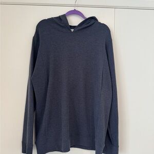 Tommy John Men’s XXL Lightweight Knit Hoodie | Navy | Cozy Lounge